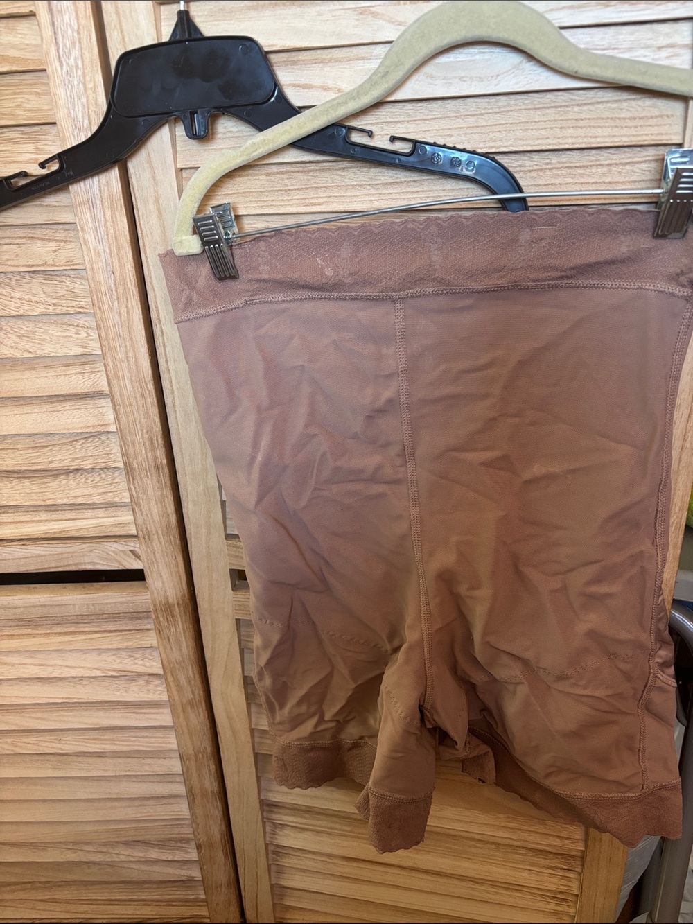 Seamless High-Waist Shaping Shorts - Tan XXL